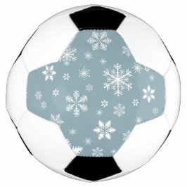 Bola De Futebol Padrão do Floco de Neve, Flocos de Neve Brancos, N