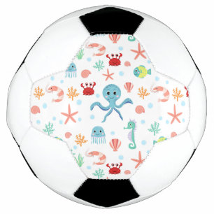 Bola De Futebol Padrão do mundo do mar