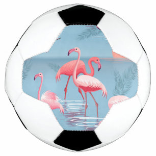 Bola De Futebol Padrão Flamingos 1