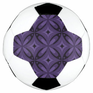Bola De Futebol Padrão Retro Cor-de-rosa Escuro