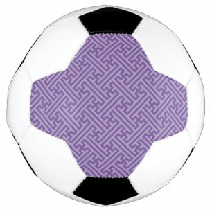 Bola De Futebol Padrão Sayagata, Japonês, Roxo e Rosa
