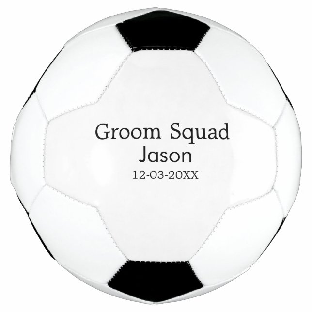 Bola De Futebol padrinho despedida de solteiro adicionar nome mode (Frente)