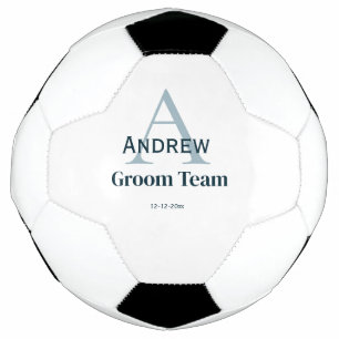 Bola De Futebol padrinhos de casamento personalizados do grupo mon