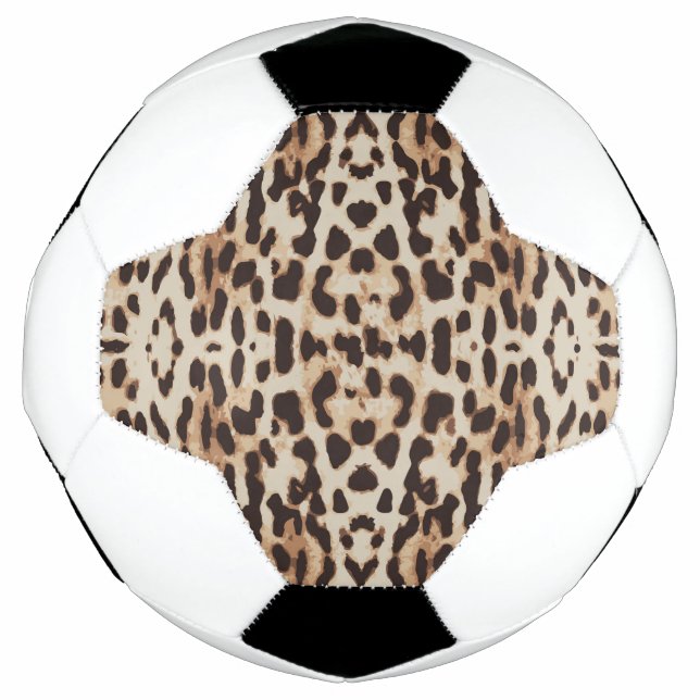 Bola De Futebol Padrões para animais de impressão leopardo (Frente)