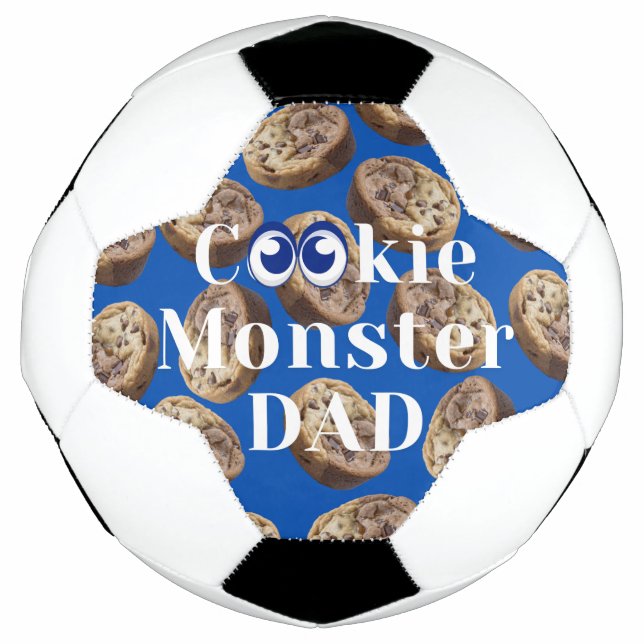 Bola De Futebol Pai Monstro do Cookie (Frente)