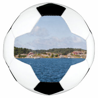 Bola De Futebol Paisagem costeira idílica