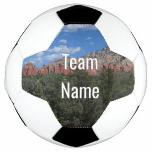 Bola De Futebol Panorama das Rochas Vermelhas na Arizona de Sedona