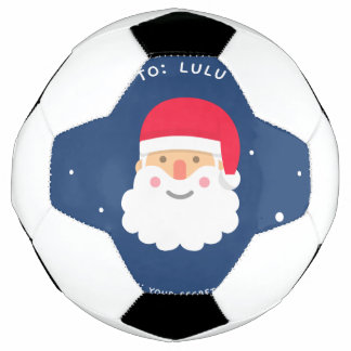 Bola De Futebol Papais noeis de Natal