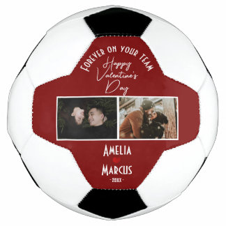 Bola De Futebol Para sempre na sua equipe Dia dos Namorados 2 Foto
