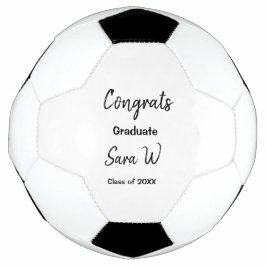 Bola De Futebol Parabéns classe de nome de ano de adição escola co