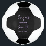 Bola De Futebol Parabéns classe de nome de ano de adição escola co<br><div class="desc">design</div>