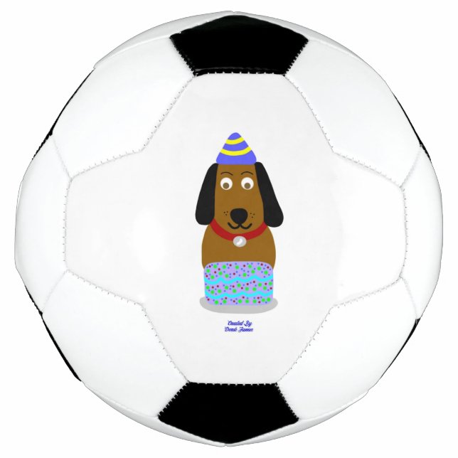 Bola De Futebol Parabéns, Pup Soccer Ball (Frente)