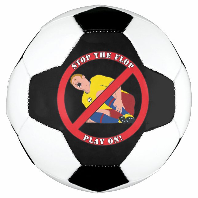BOLA DE FUTEBOL PARE O FLOP (Frente)