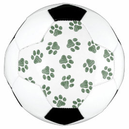 Bola De Futebol patas, patas caninas, patas verdes