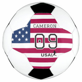 Bola De Futebol Patriotic American Athlete Shield Stars Stripes