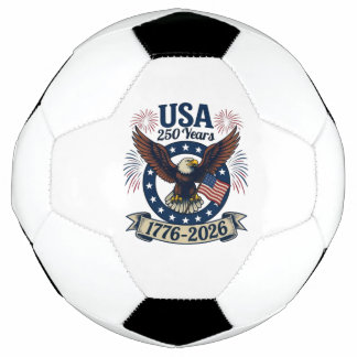 Bola De Futebol Patriotic American Eagle 250 Years 1776-2026