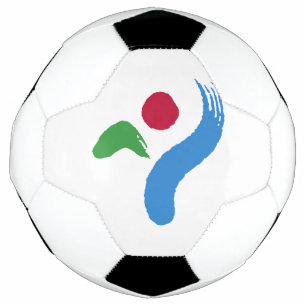 Bola de Futebol Patriótica com a Bandeira de Seul