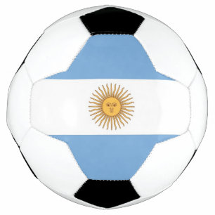 Bola de Futebol Patriótica com Bandeira da Argent