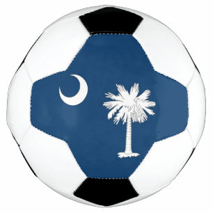 Bola de Futebol Patriótica com Bandeira da Caroli