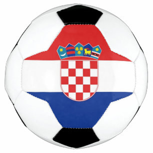 Bola de Futebol Patriótica com Bandeira da Croác