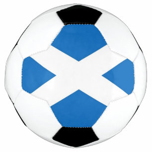 Bola de Futebol Patriótica com Bandeira da Escócia