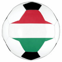 Bola de Futebol Patriótica com Bandeira da Hungria
