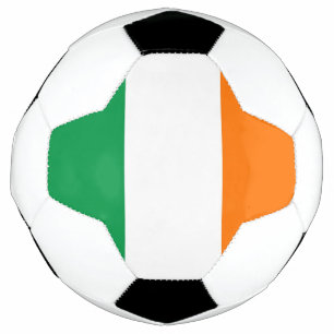 Bola de Futebol Patriótica com Bandeira da Irlanda