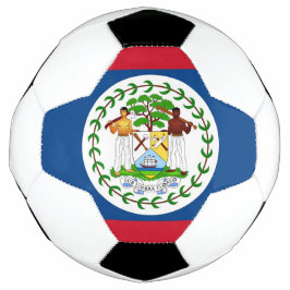 Bola de Futebol Patriótica com Bandeira de Belize