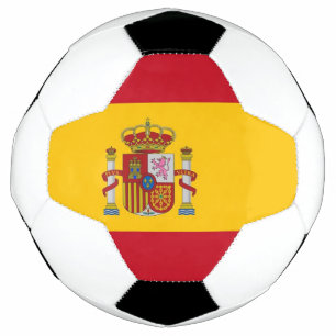 Bola de Futebol Patriótica com Bandeira de Espanha