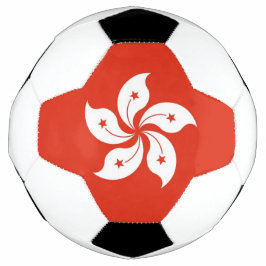 Bola de Futebol Patriótica com Bandeira de Hong Ko