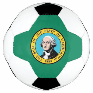 Bola de Futebol Patriótica com Bandeira do Estado 