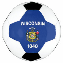 Bola de Futebol Patriótica com Bandeira do Estado 