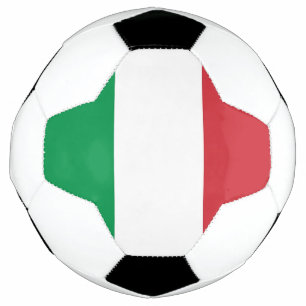 Bola de Futebol Patriótica com Bandeira Italiana