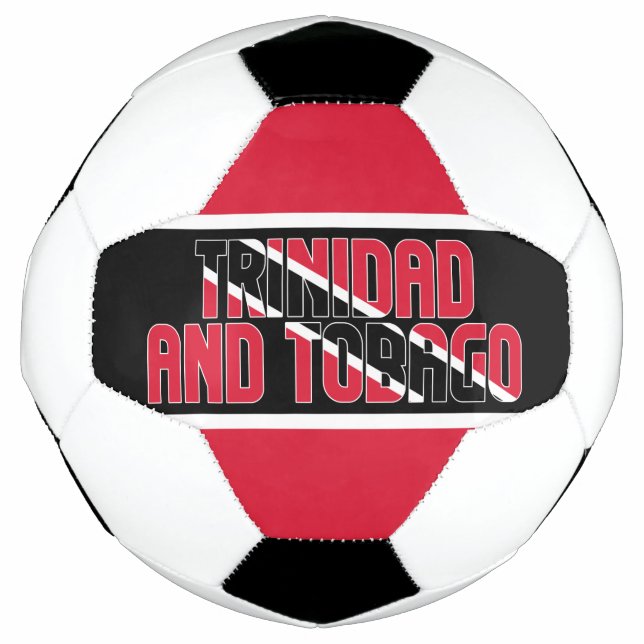 Bola De Futebol Patriótico Adorável de Trinidad e Tobago (Frente)