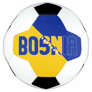 Bola De Futebol Patriótico Bicolor, Bandeira da Bósnia