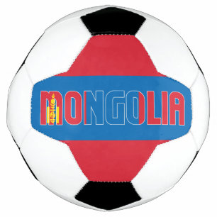 Bola De Futebol Patriótico da Bandeira da Mongólia 