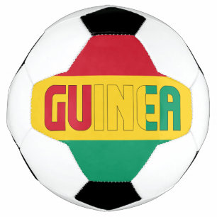Bola De Futebol Patriótico de Bandeira da Guiné