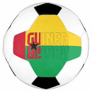 Bola De Futebol Patriótico de Bandeira da Guiné-Bissau