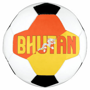 Bola De Futebol Patriótico de Bandeira do Butão