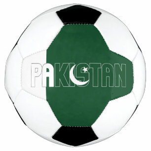Bola De Futebol Patriótico de Bandeira do Paquistão 