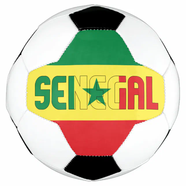 Bola De Futebol Patriótico de Bandeira do Senegal