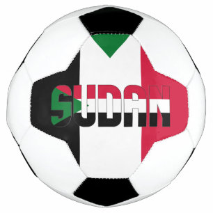 Bola De Futebol Patriótico de Bandeira do Sudão