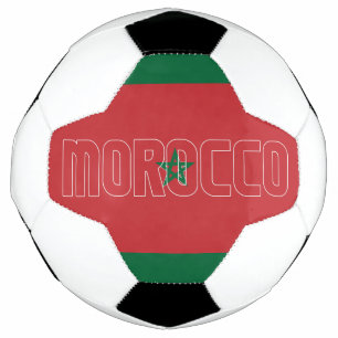 Bola De Futebol Patriótico Estrela Verde Vermelha da bandeira mar