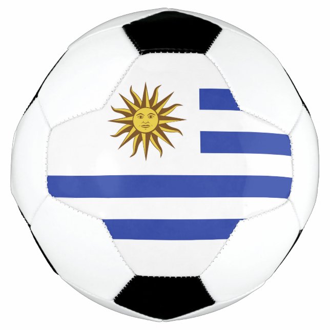 Bola De Futebol pavilhão Uruguai (Frente)