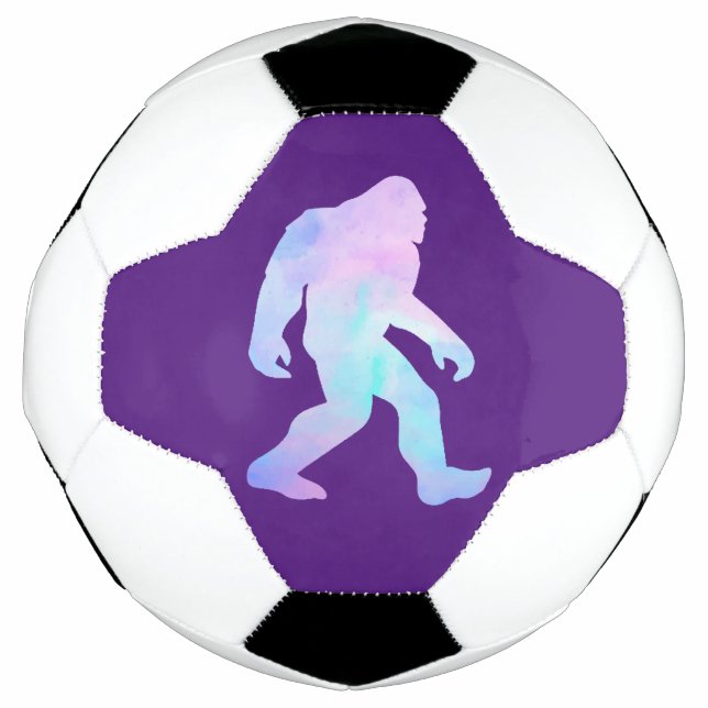 Bola De Futebol Pé Grande Aquarela (Frente)