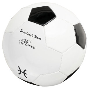 Bola De Futebol Peixes Símbolo Zodiac Padrão por Kenneth Yoncich