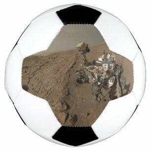 Bola De Futebol Perfuração da Curiosidade de Marte Paisagem Marcia