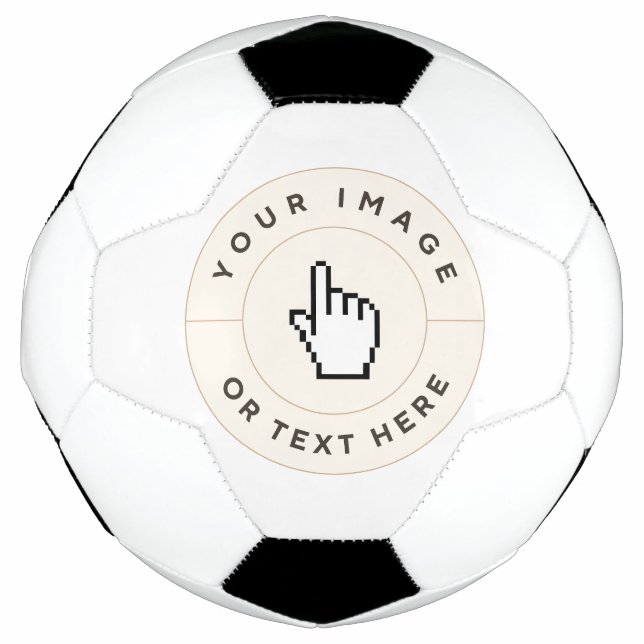 Bola de Futebol - Personalizada (adicionar imagem/ (Frente)