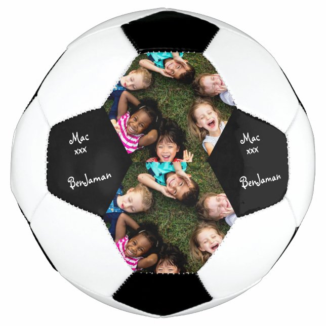 Bola de Futebol Personalizada Autografada e com Im (Frente)