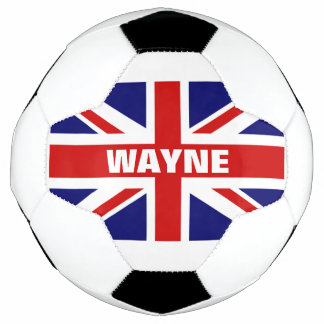 Bola de futebol personalizada com a bandeira da Un